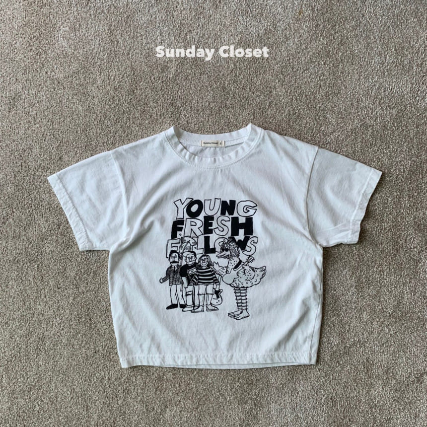 Sunday Closet - Korean Children Fashion - #littlefashionista - Ostrich Short Sleeve Tee - 5