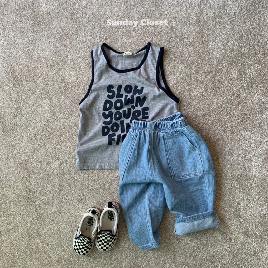 Sunday Closet - Korean Children Fashion - #magicofchildhood - L Pocket Balloon Denim - 11