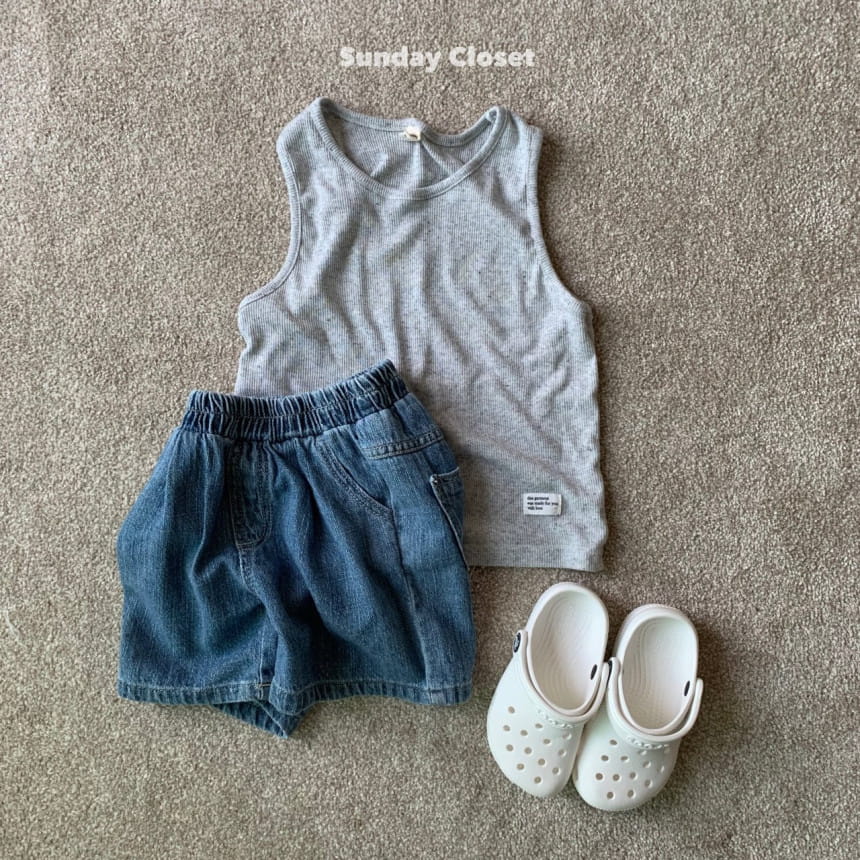 Sunday Closet - Korean Children Fashion - #minifashionista - Mayol Denim Shorts - 10