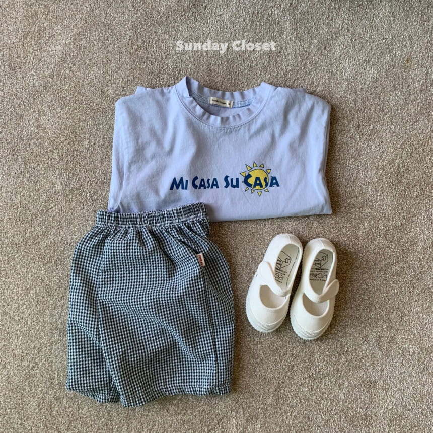 Sunday Closet - Korean Children Fashion - #minifashionista - Jijimi Check Shorts - 8