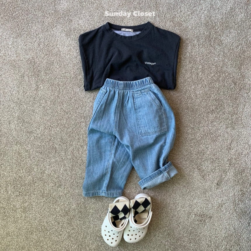 Sunday Closet - Korean Children Fashion - #minifashionista - Vintage Short Sleeve Tee - 5