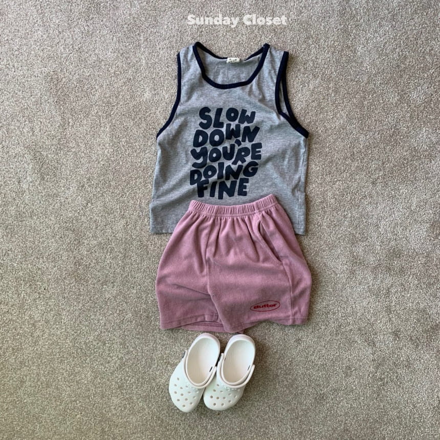 Sunday Closet - Korean Children Fashion - #prettylittlegirls - Butter Terry Shorts - 10