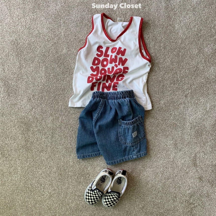 Sunday Closet - Korean Children Fashion - #prettylittlegirls - Play Denim Shorts - 5