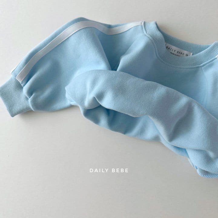 Teamand - Korean Children Fashion - #Kfashion4kids - Tape Short Top Bottom Set - 4