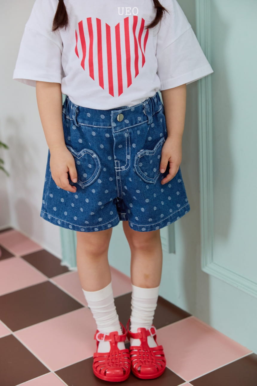 U Eo - Korean Children Fashion - #discoveringself - Heart Pocket Denim - 2