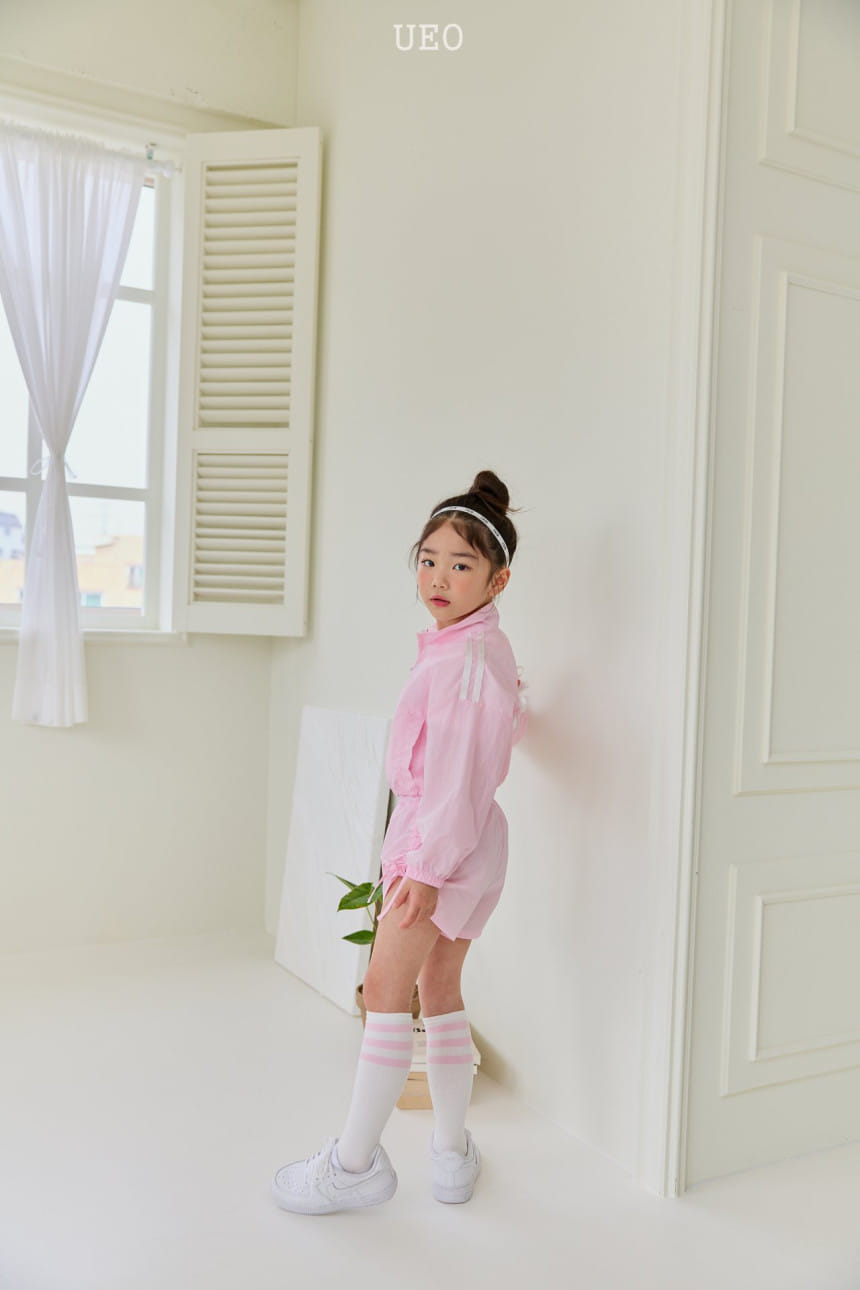 U Eo - Korean Children Fashion - #fashionkids - Crop Ribbon Windbreaker - 10