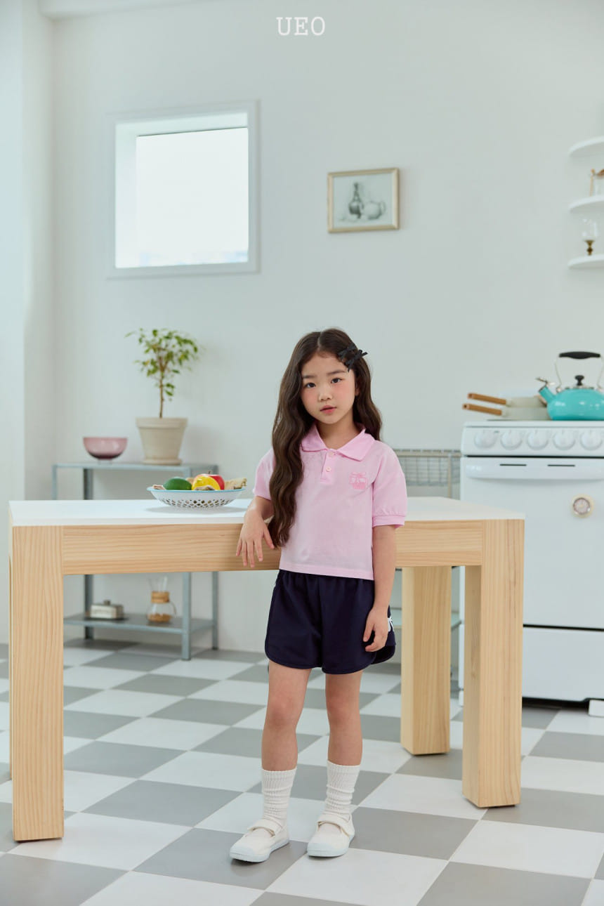 U Eo - Korean Children Fashion - #kidsstore - Cherry Collar Tee - 8