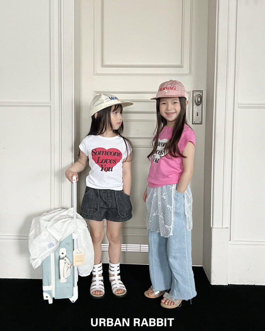 Urban Rabbit - Korean Children Fashion - #kidzfashiontrend - Love Cap Sleeve Tee - 4