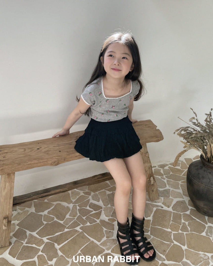 Urban Rabbit - Korean Children Fashion - #childofig - Lace Rose Tee - 3