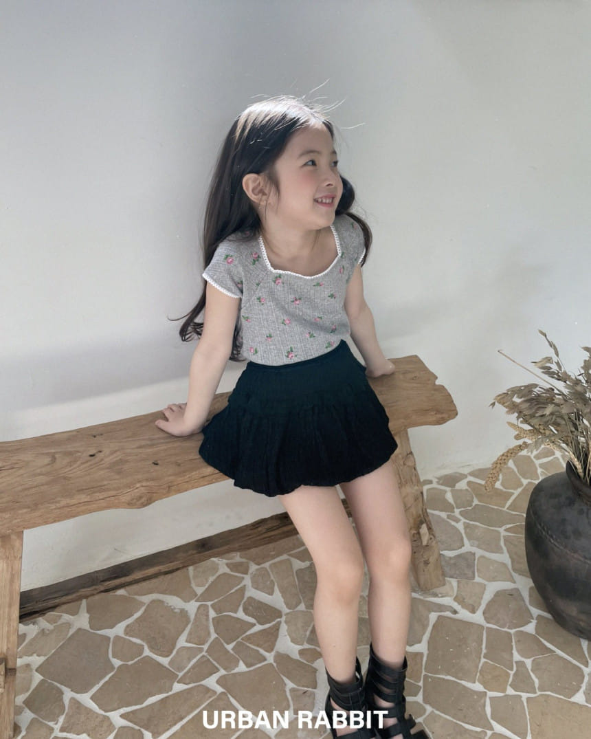 Urban Rabbit - Korean Children Fashion - #childofig - Lace Rose Tee - 4