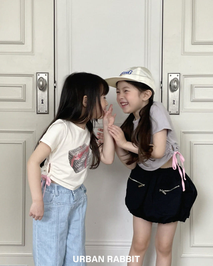 Urban Rabbit - Korean Children Fashion - #childofig - Present Shirring Tee - 2