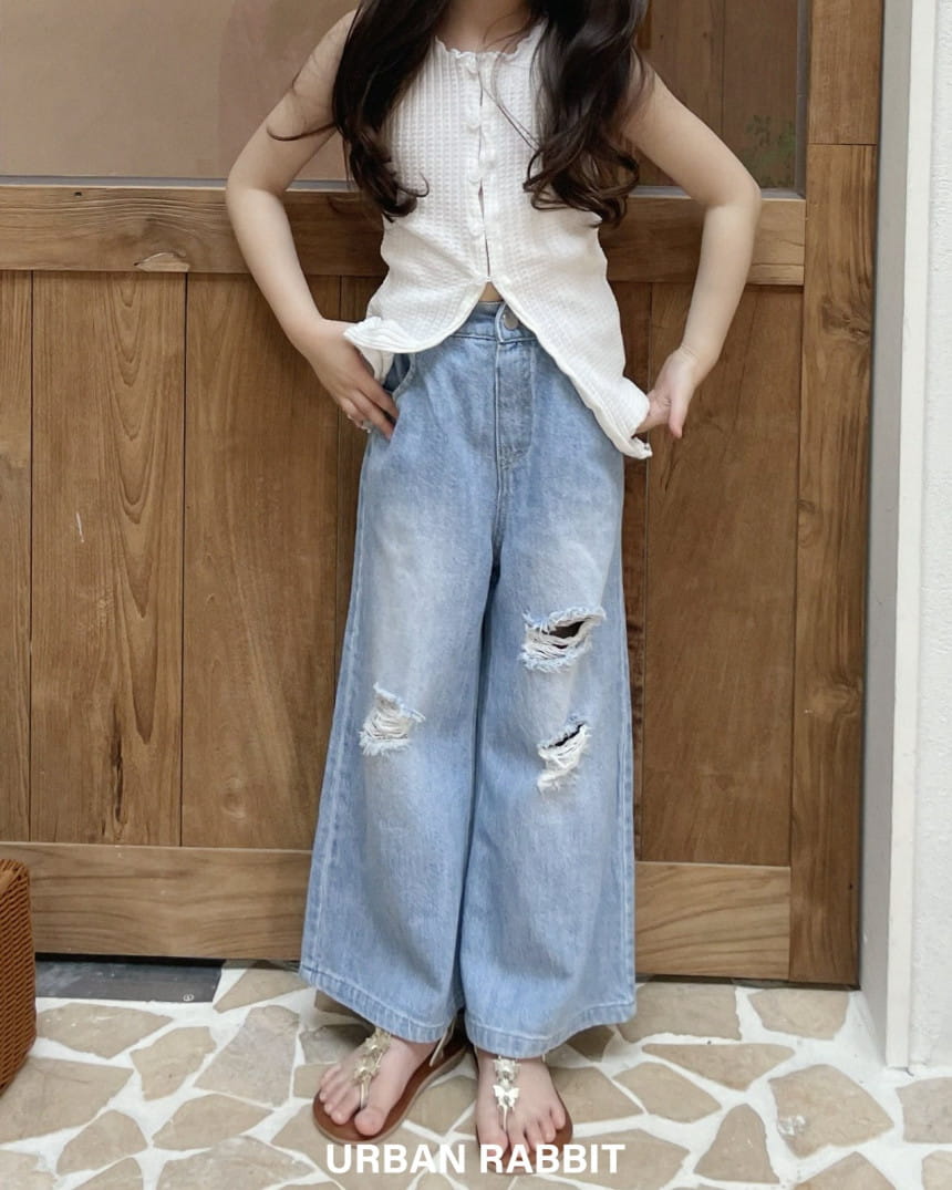 Urban Rabbit - Korean Children Fashion - #childrensboutique - Open Vintage Denim - 6