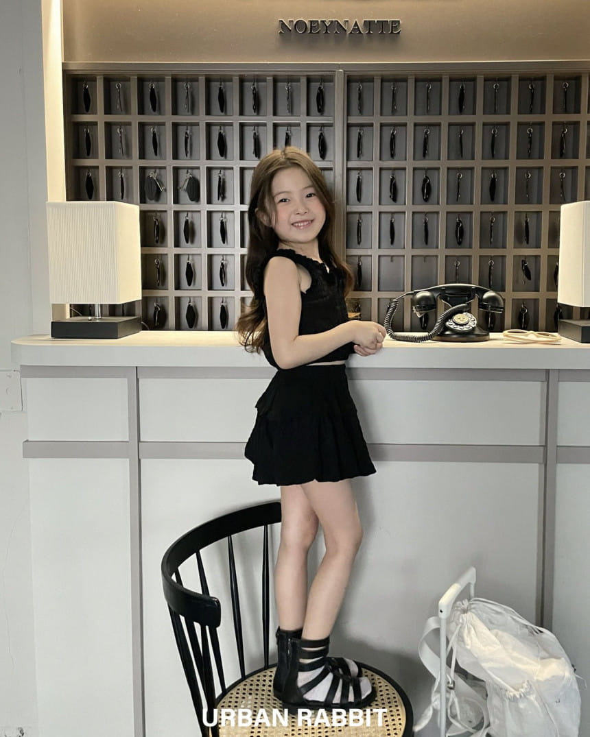 Urban Rabbit - Korean Children Fashion - #designkidswear - Creamy Sleeveless Blanc - 8