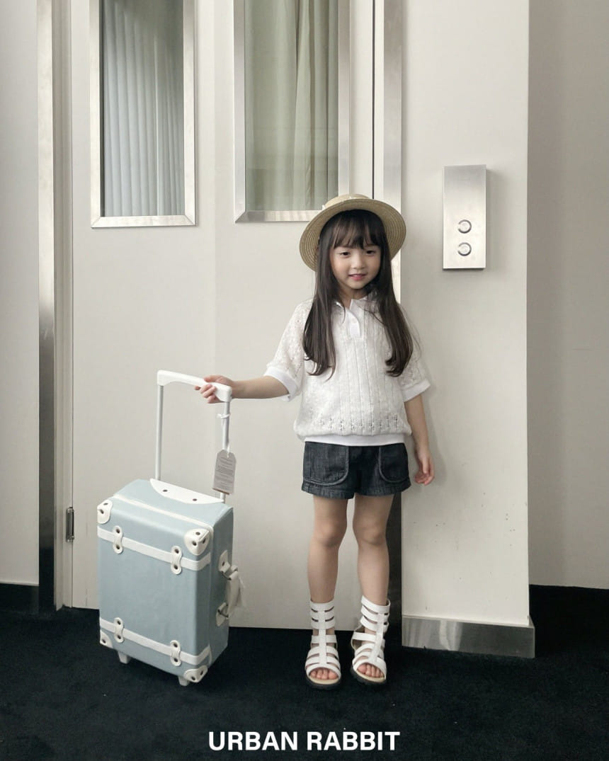 Urban Rabbit - Korean Children Fashion - #kidsshorts - Piping Pocket Denim Shorts - 11