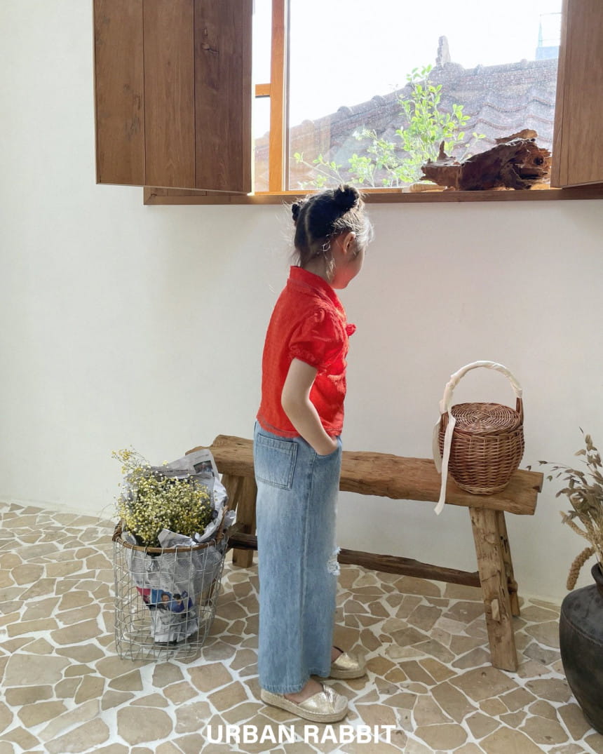 Urban Rabbit - Korean Children Fashion - #kidsshorts - Open Vintage Denim - 10