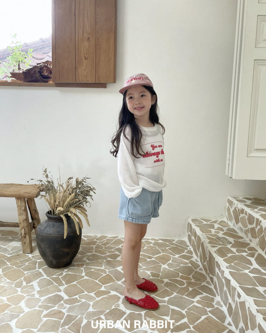 Urban Rabbit - Korean Children Fashion - #kidsshorts - With Me Lone Sleeve Tee - 3