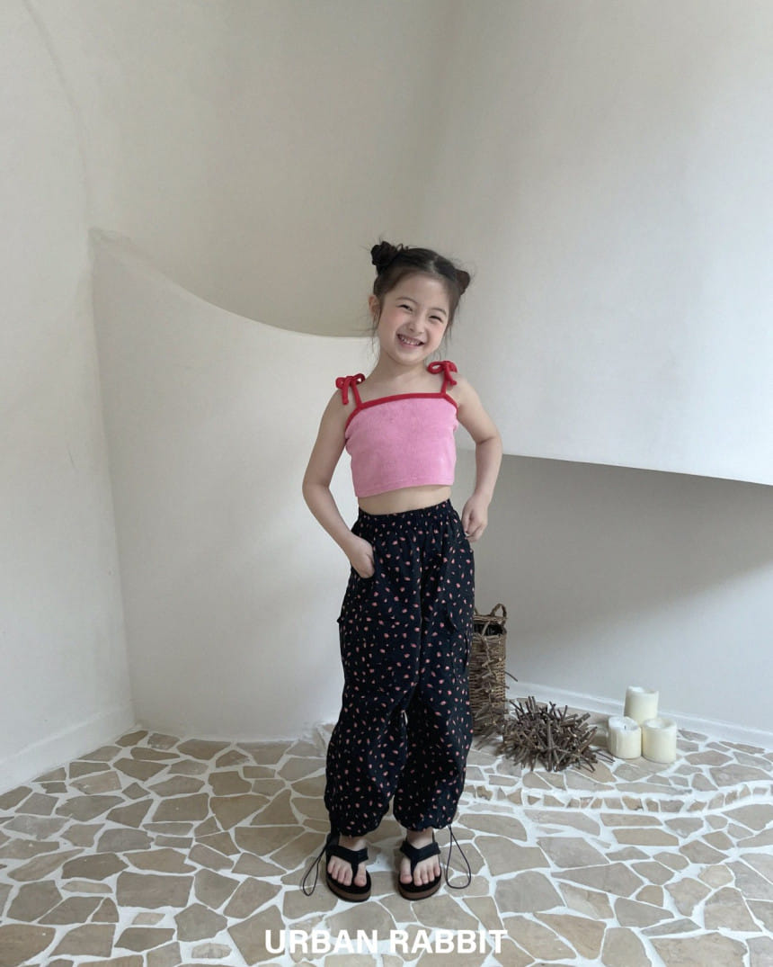 Urban Rabbit - Korean Children Fashion - #kidzfashiontrend - Flower Para Suit Pants - 10