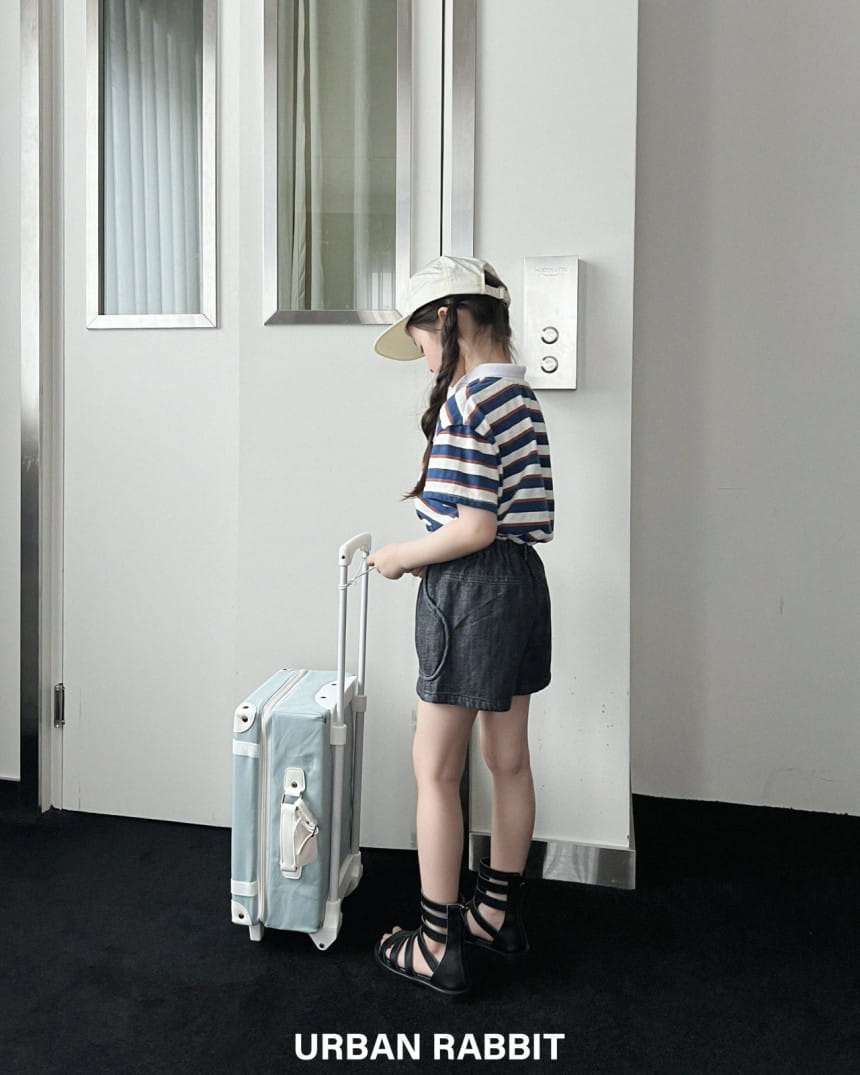 Urban Rabbit - Korean Children Fashion - #kidzfashiontrend - Banding Crop Collar Tee - 6
