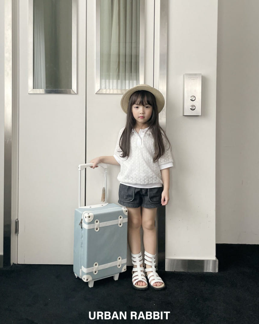 Urban Rabbit - Korean Children Fashion - #littlefashionista - Summer Knit Collar Tee - 5