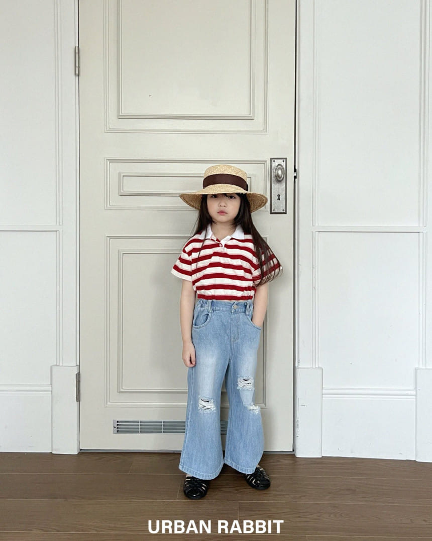 Urban Rabbit - Korean Children Fashion - #prettylittlegirls - Banding Crop Collar Tee - 11