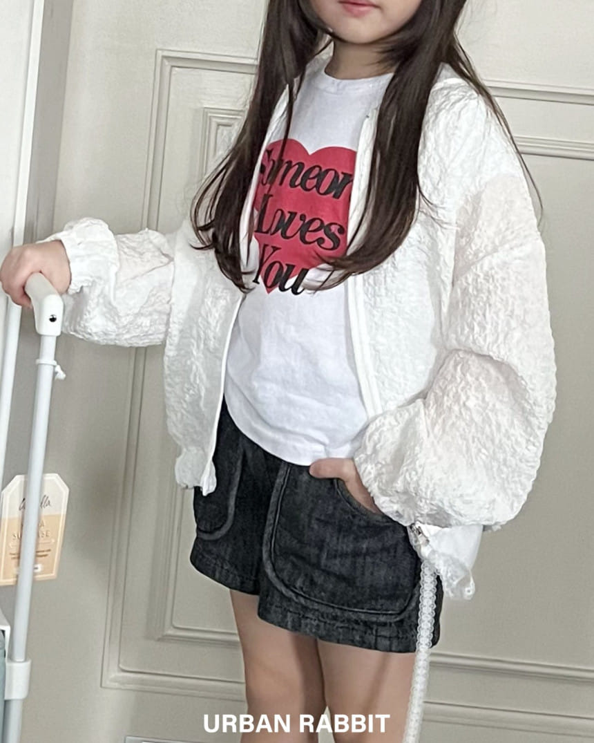 Urban Rabbit - Korean Children Fashion - #stylishchildhood - Love Cap Sleeve Tee - 11