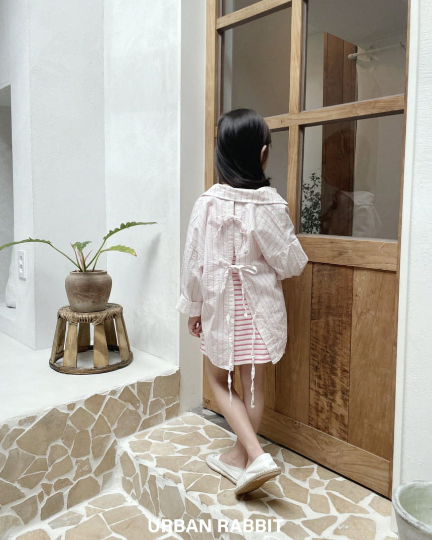 Urban Rabbit - Korean Children Fashion - #todddlerfashion - Back Slit Ribbon Shirt - 11