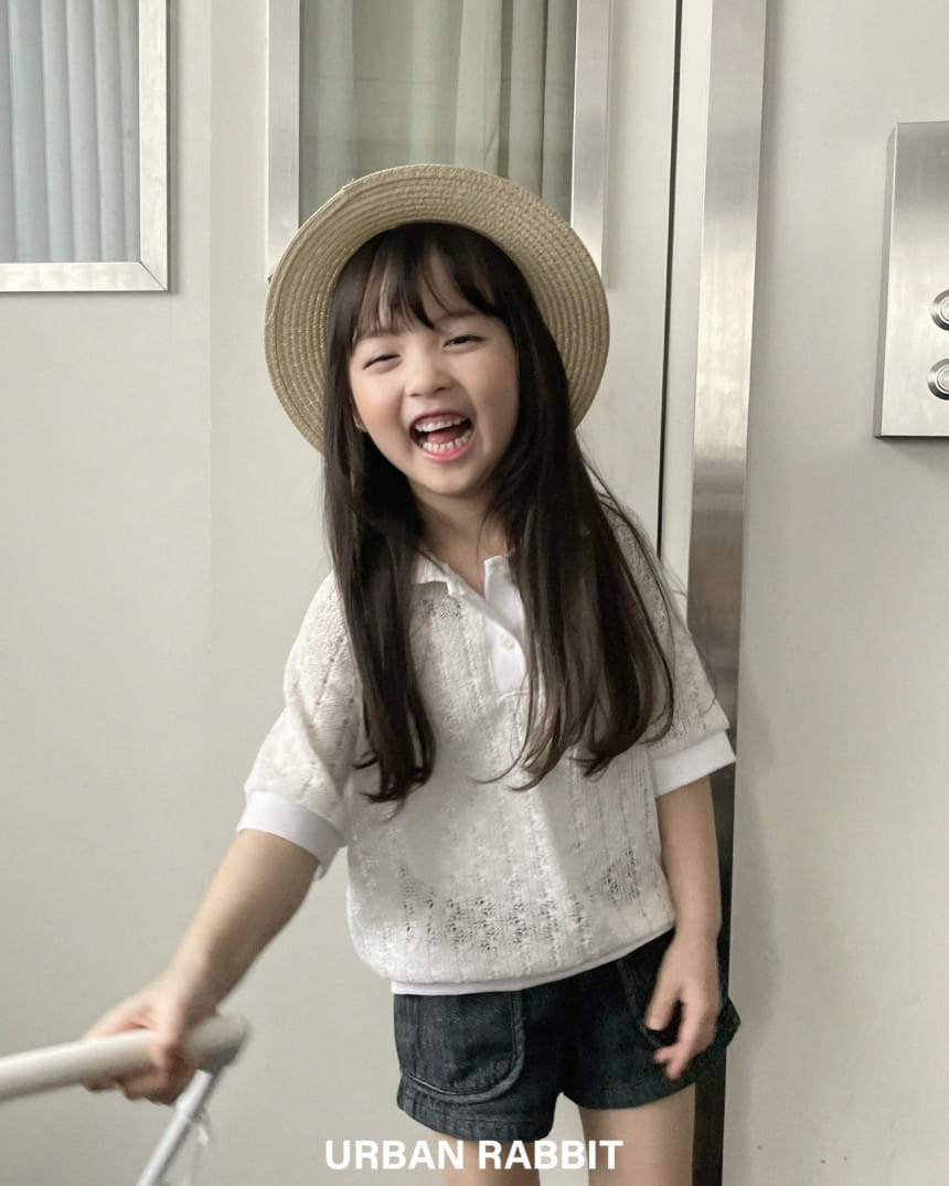 Urban Rabbit - Korean Children Fashion - #todddlerfashion - Summer Knit Collar Tee - 9