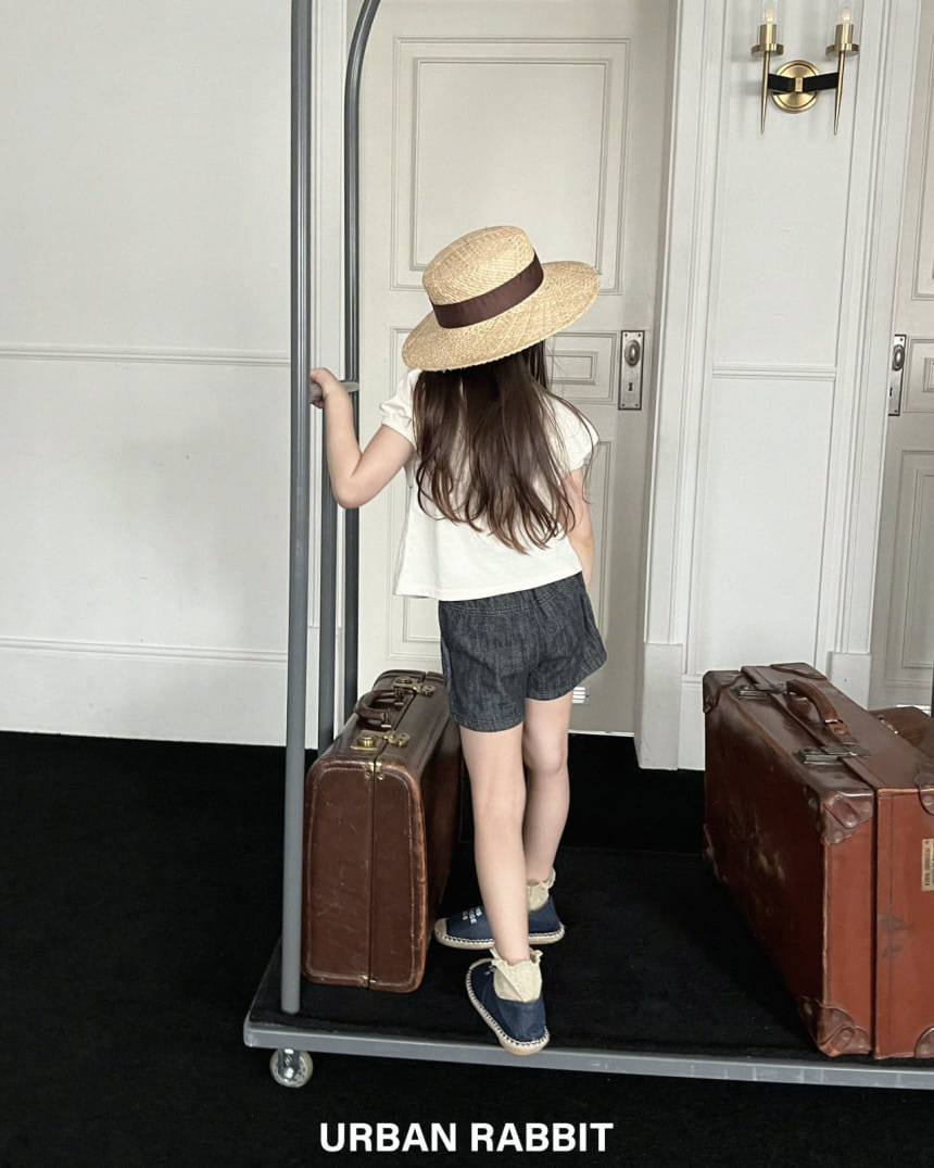 Urban Rabbit - Korean Children Fashion - #todddlerfashion - Piping Pocket Denim Shorts - 4