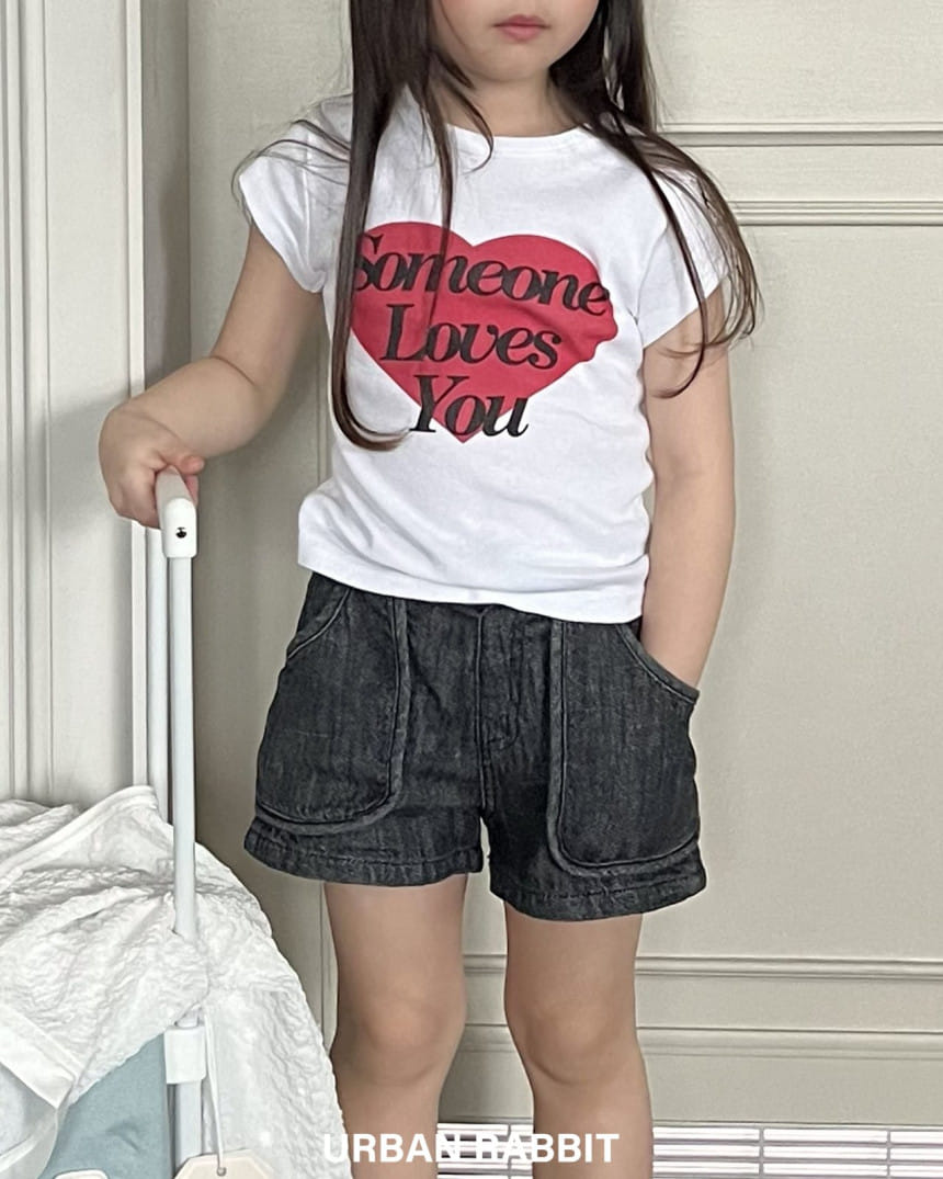 Urban Rabbit - Korean Children Fashion - #toddlerclothing - Love Cap Sleeve Tee - 10