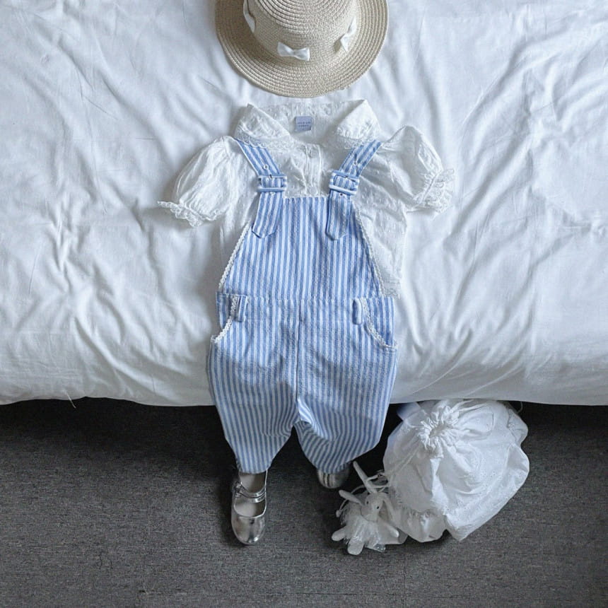 Urban Rabbit - Korean Children Fashion - #toddlerclothing - Ripple ST Overalls  - 3