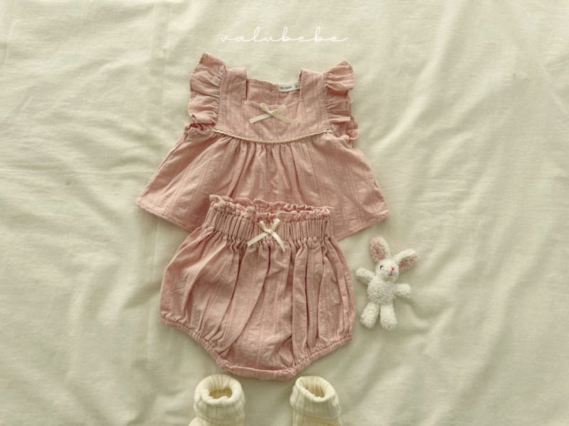 Valu Bebe - Korean Baby Fashion - #babyfashion - Eyelet Ribbon Bloomers - 11