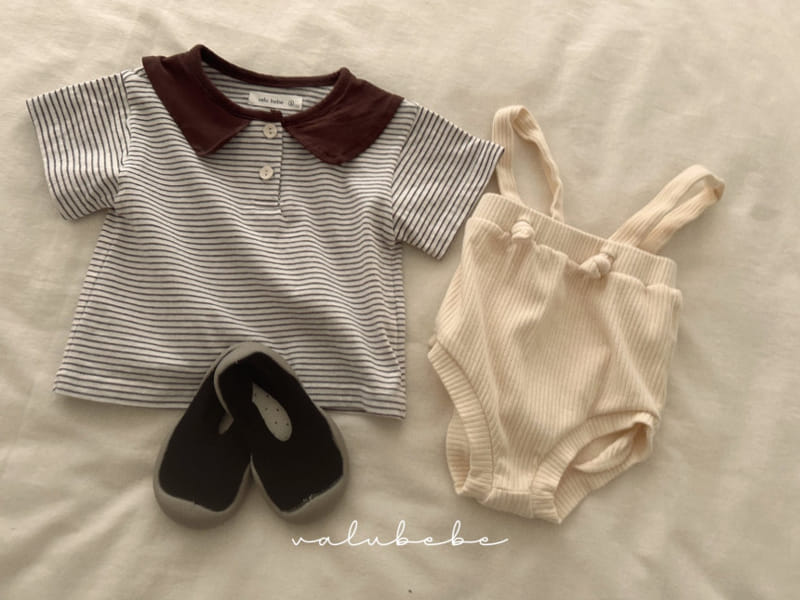 Valu Bebe - Korean Baby Fashion - #babygirlfashion - Low Dungarees Body Suit - 10