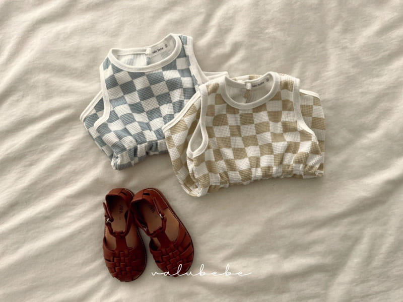 Valu Bebe - Korean Baby Fashion - #babyoninstagram - Square Block Body Suit - 3