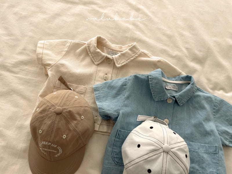 Valu Bebe - Korean Baby Fashion - #babyoninstagram - Summer Denim Shirt Jacket - 4
