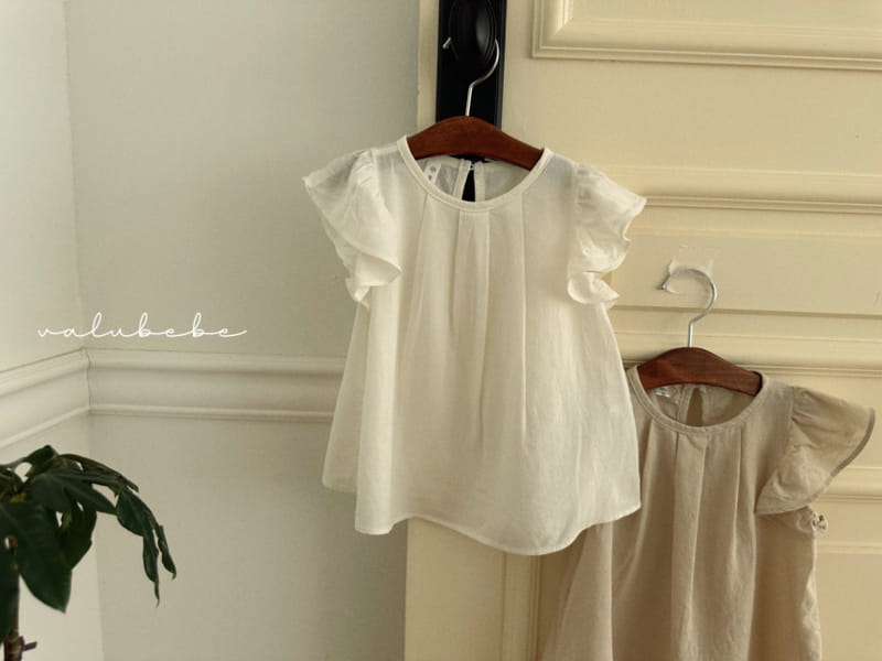 Valu Bebe - Korean Baby Fashion - #babyootd - Shirring Wing One-Piece - 2