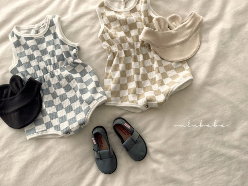 Valu Bebe - Korean Baby Fashion - #babyoutfit - Square Block Body Suit - 6