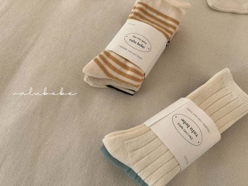 Valu Bebe - Korean Baby Fashion - #babyoutfit - Daily Rib Socks - 7