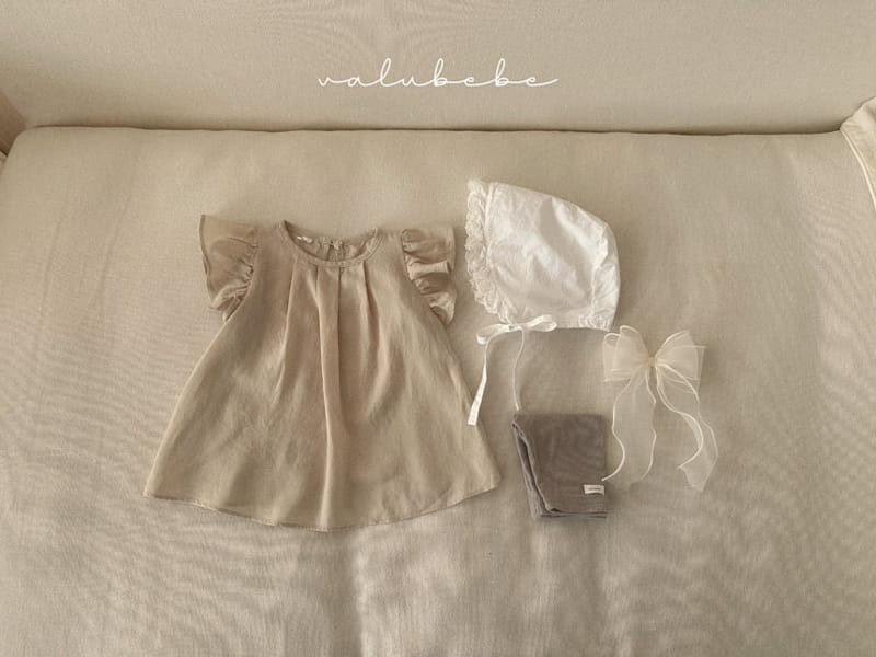 Valu Bebe - Korean Baby Fashion - #babyoutfit - Shirring Wing One-Piece - 3