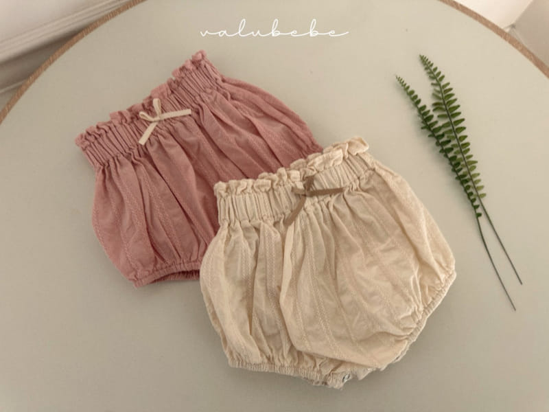Valu Bebe - Korean Baby Fashion - #babyoutfit - Eyelet Ribbon Bloomers - 4