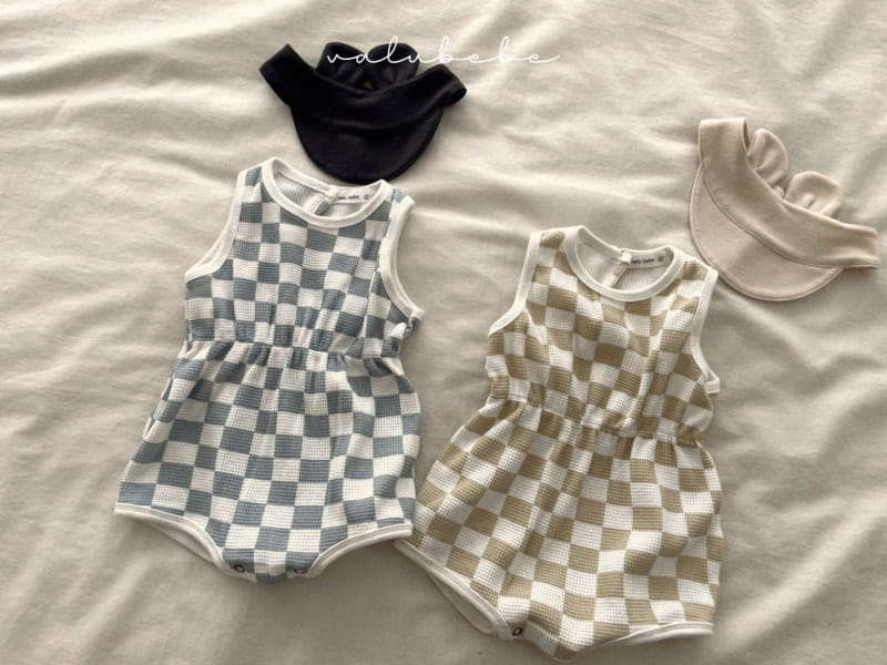 Valu Bebe - Korean Baby Fashion - #onlinebabyboutique - Square Block Body Suit - 8