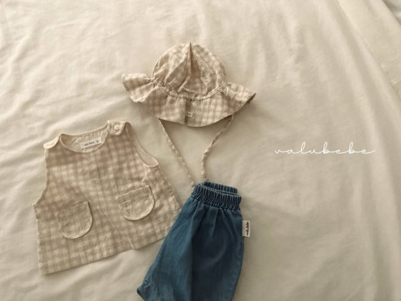 Valu Bebe - Korean Baby Fashion - #onlinebabyshop - Nette Check Bucket Hat - 8