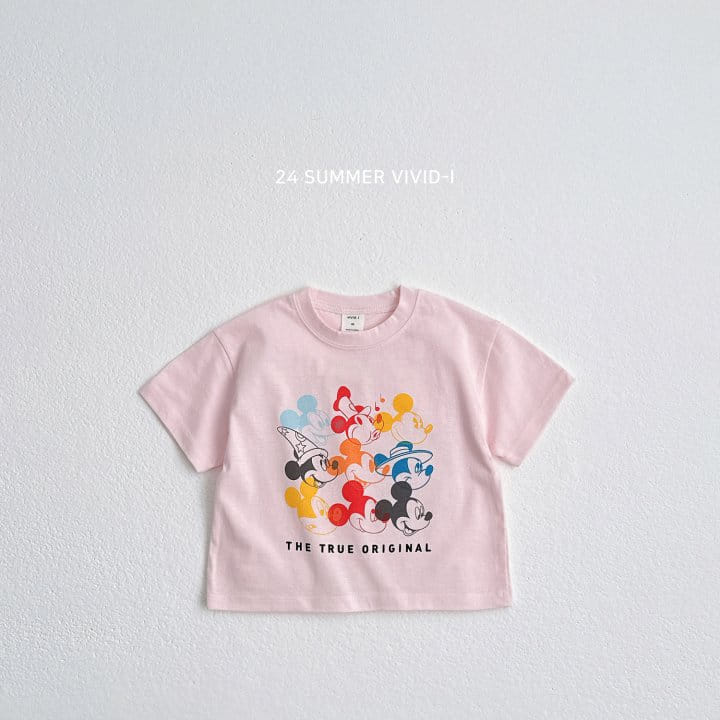 Vivid I - Korean Children Fashion - #childofig - M Face Short Sleeve Tee - 5