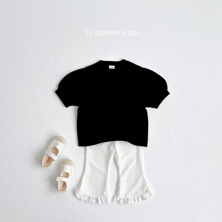 Vivid I - Korean Children Fashion - #stylishchildhood - Bibi Puff Short Sleeve Tee - 4
