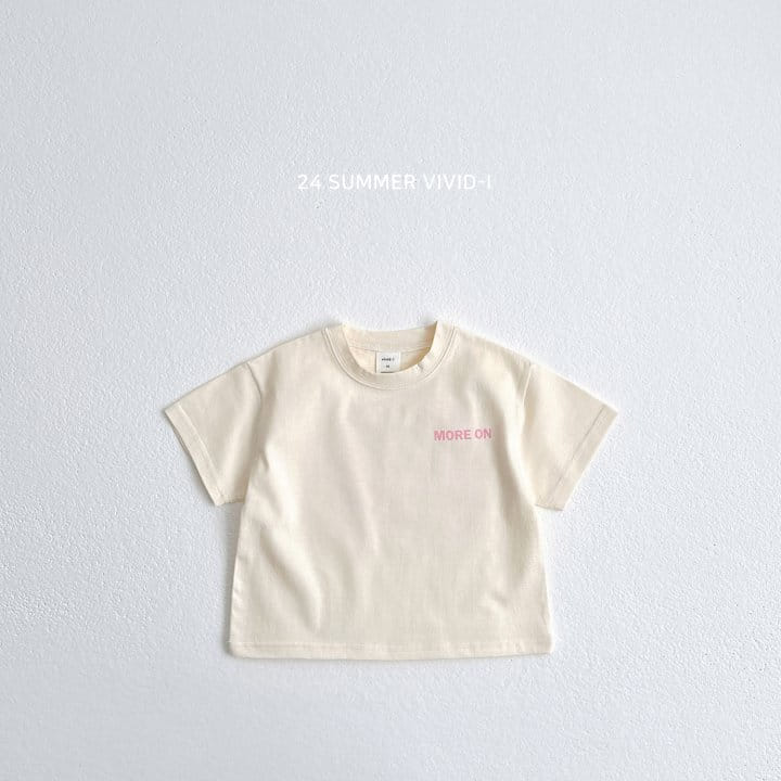 Vivid I - Korean Children Fashion - #childofig - More Lettering Tee - 7