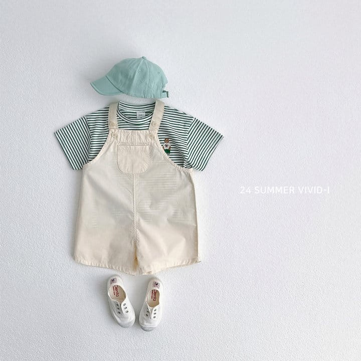 Vivid I - Korean Children Fashion - #childofig - Summer Dungarees Pants - 5