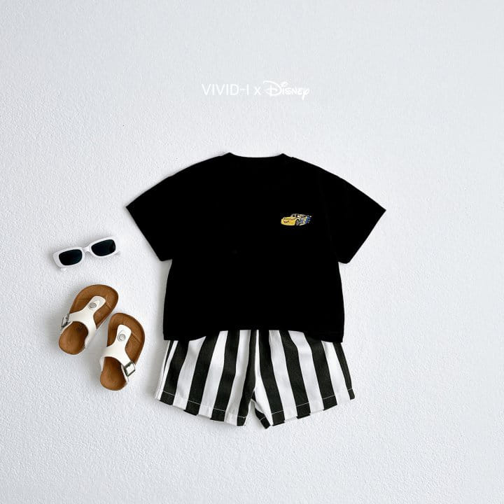 Vivid I - Korean Children Fashion - #childrensboutique - D Car Embroidery Tee - 11