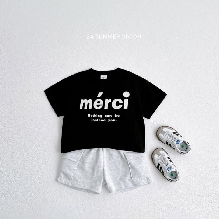 Vivid I - Korean Children Fashion - #childrensboutique - Merci Short Sleeve Tee - 10