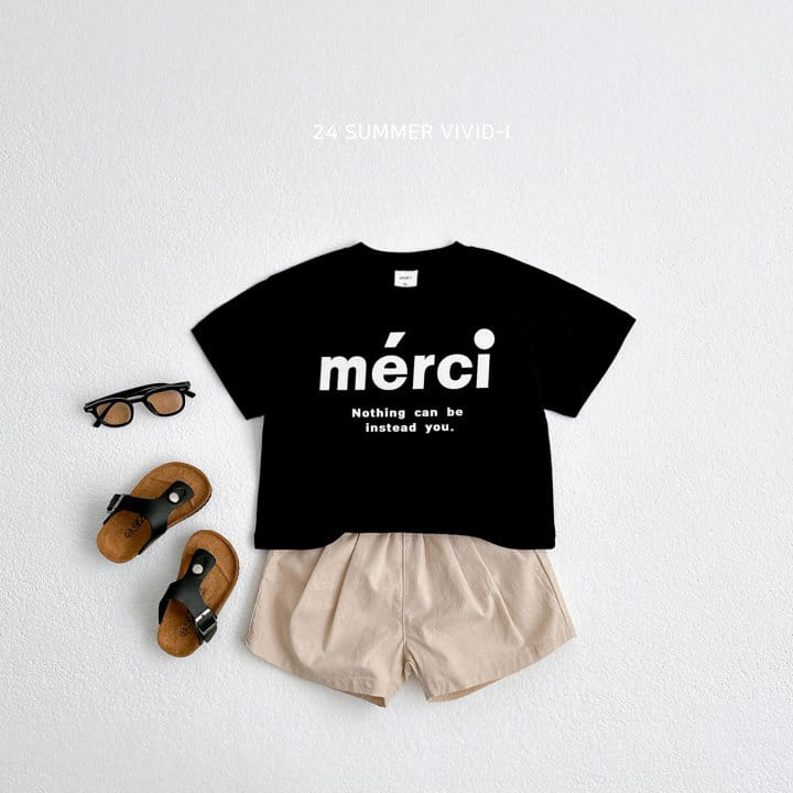 Vivid I - Korean Children Fashion - #designkidswear - Merci Short Sleeve Tee - 11