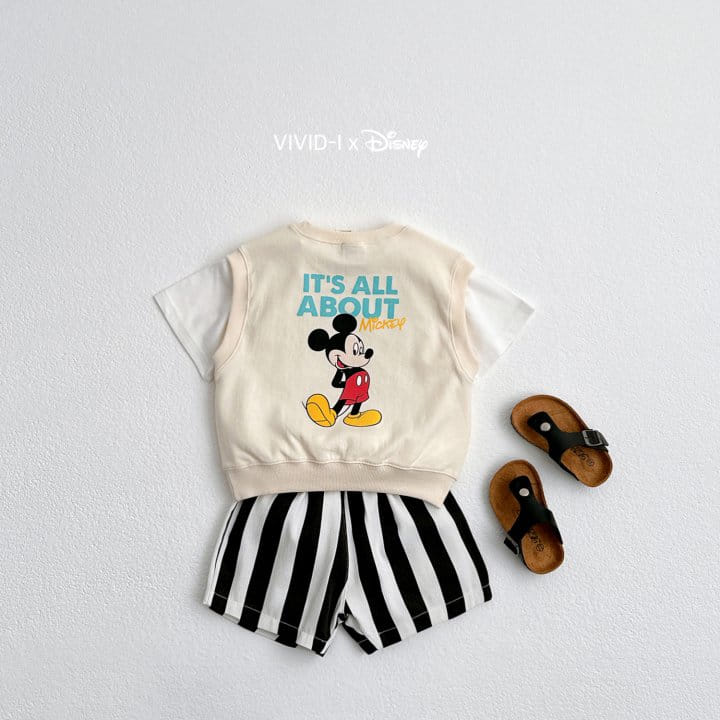 Vivid I - Korean Children Fashion - #kidsshorts - D Friends Vest Top Bottom Set - 9