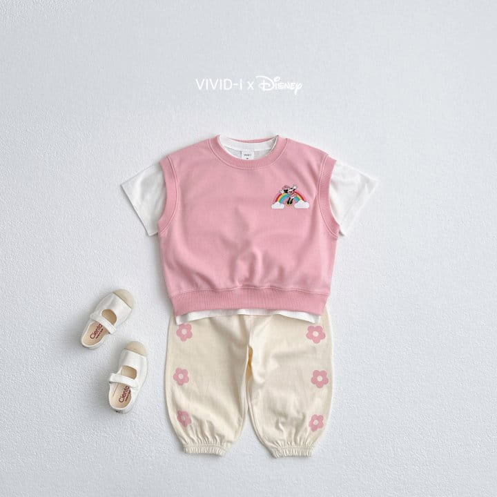Vivid I - Korean Children Fashion - #kidsstore - D Friends Vest Top Bottom Set - 10